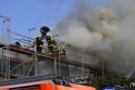 Dachstuhlbrand Koeln Poll Geislarerstr P208